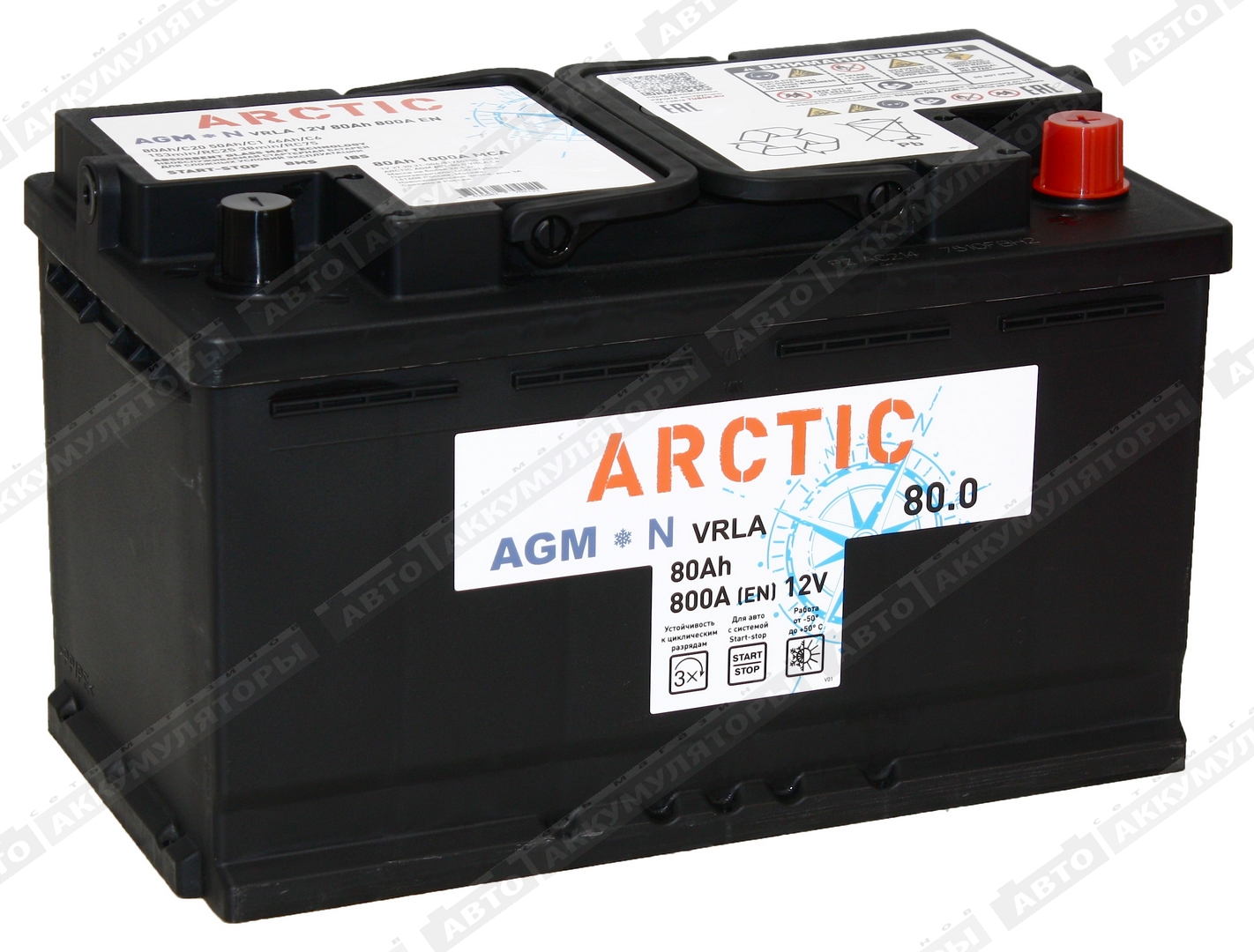 Arctic AGM 6СТ-80.0 VRLA 80 Ач