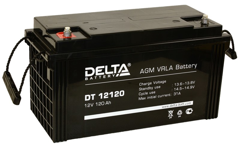 Тяговый аккумулятор Delta DT 12120