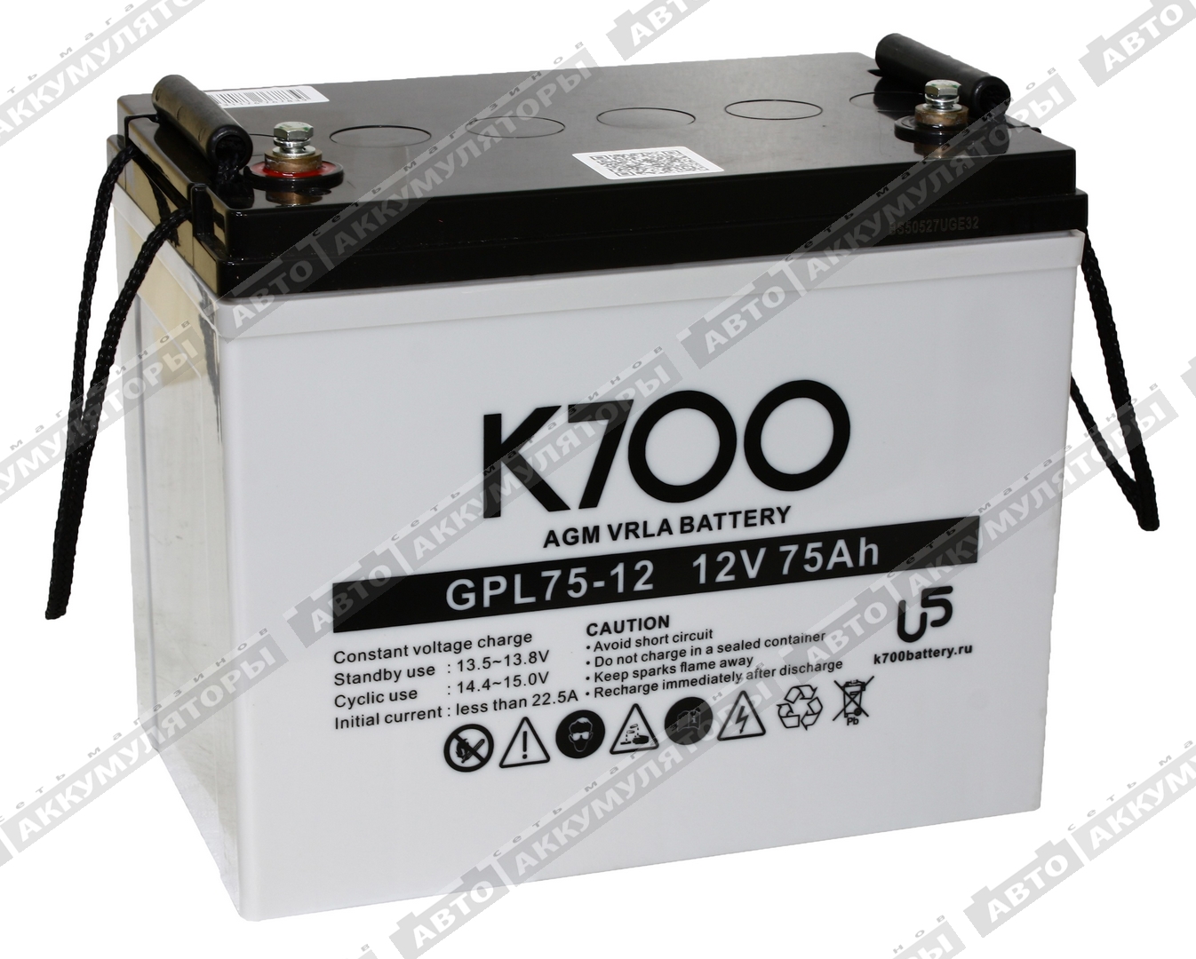 Тяговый аккумулятор K700 GPL 75-12