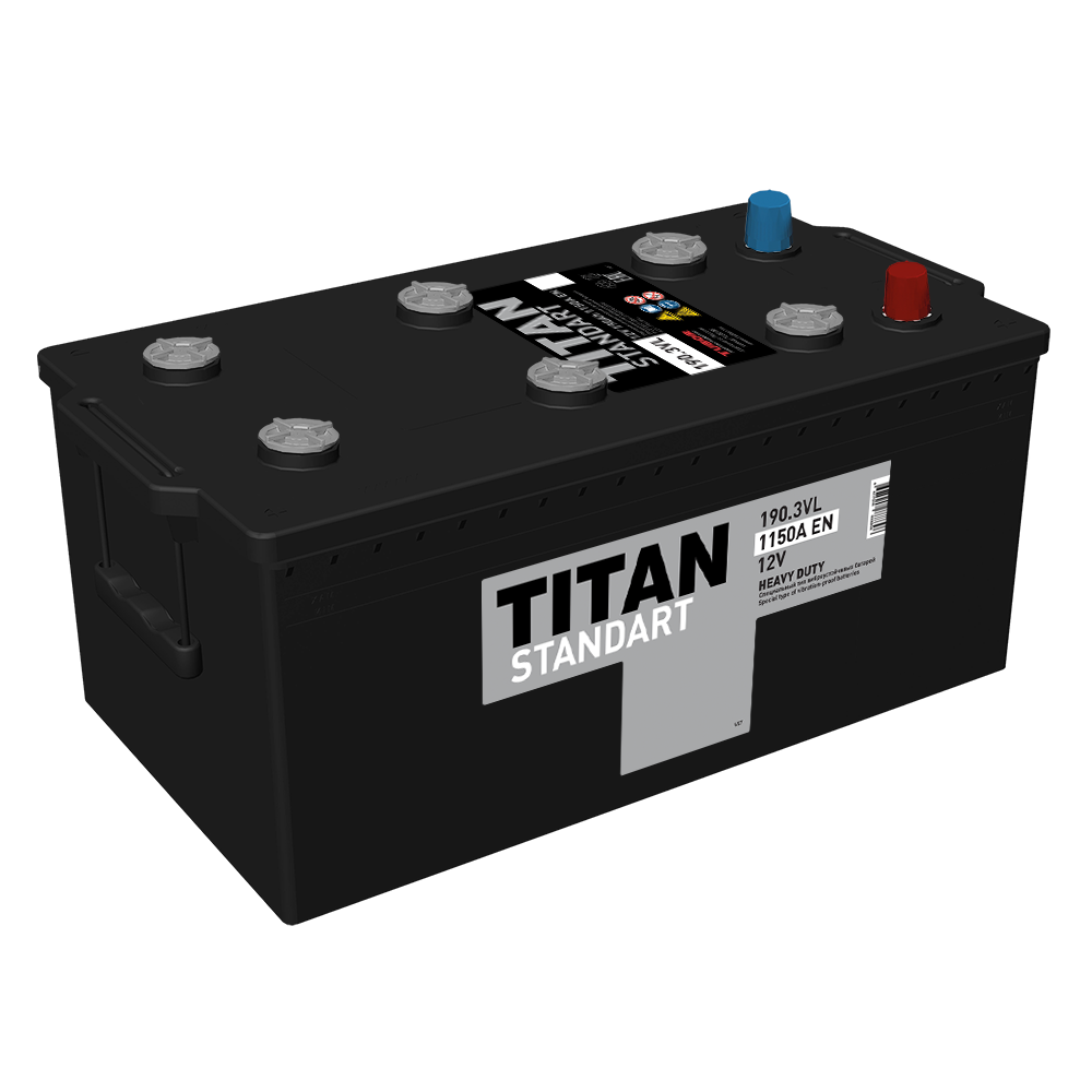 Грузовой аккумулятор Titan Standart 6СТ-190.4 L
