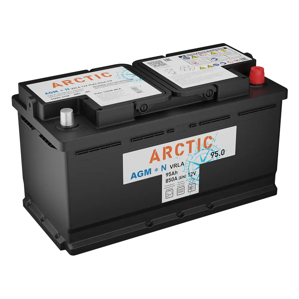 Titan Arctic Silver 6СТ-95.0 VL (D31FL)