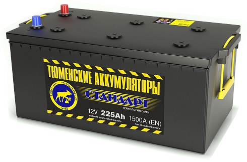 Грузовой аккумулятор Тюмень 6СТ-225LR Standard