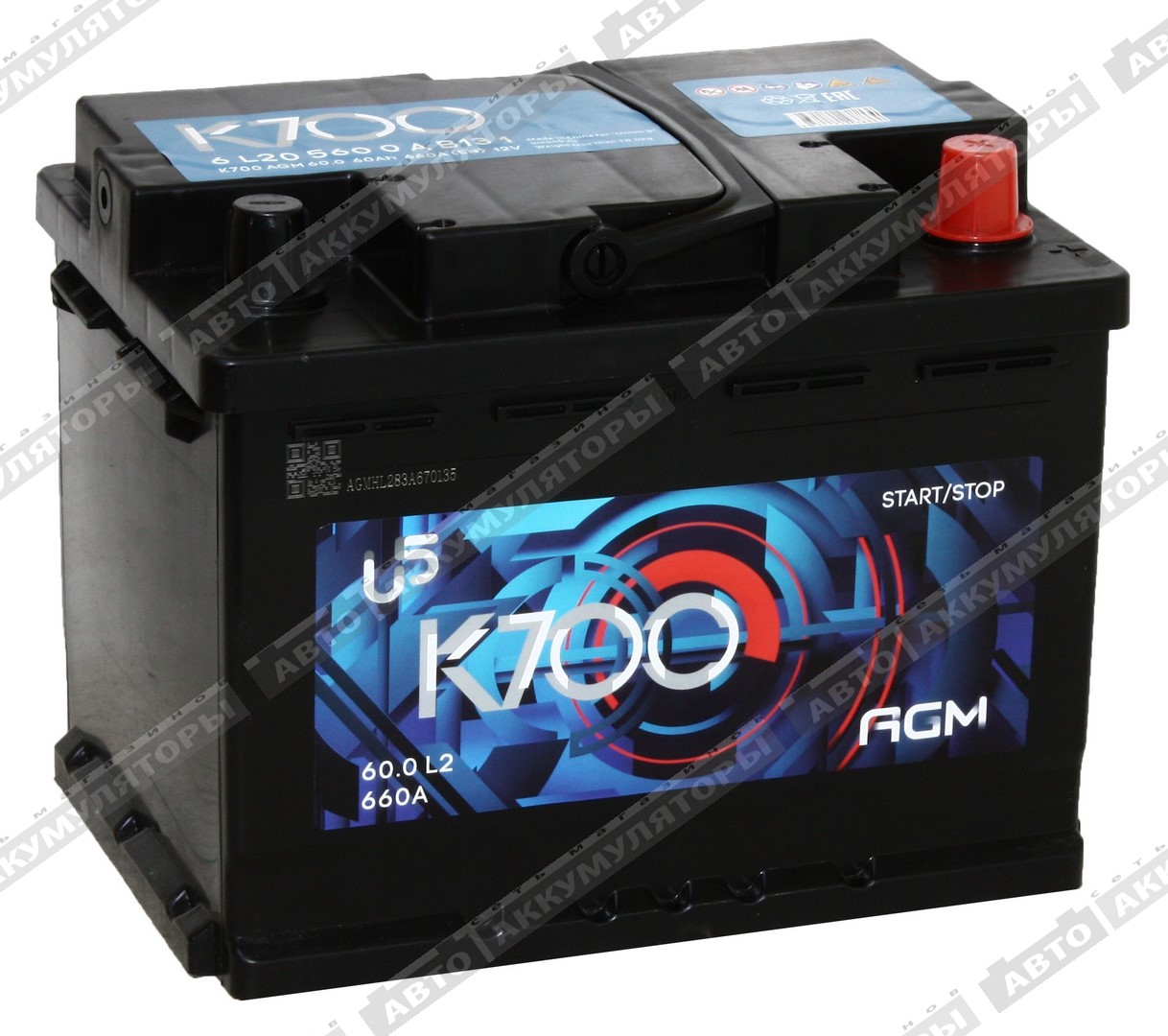 K700 AGM 60.0 60 Ач