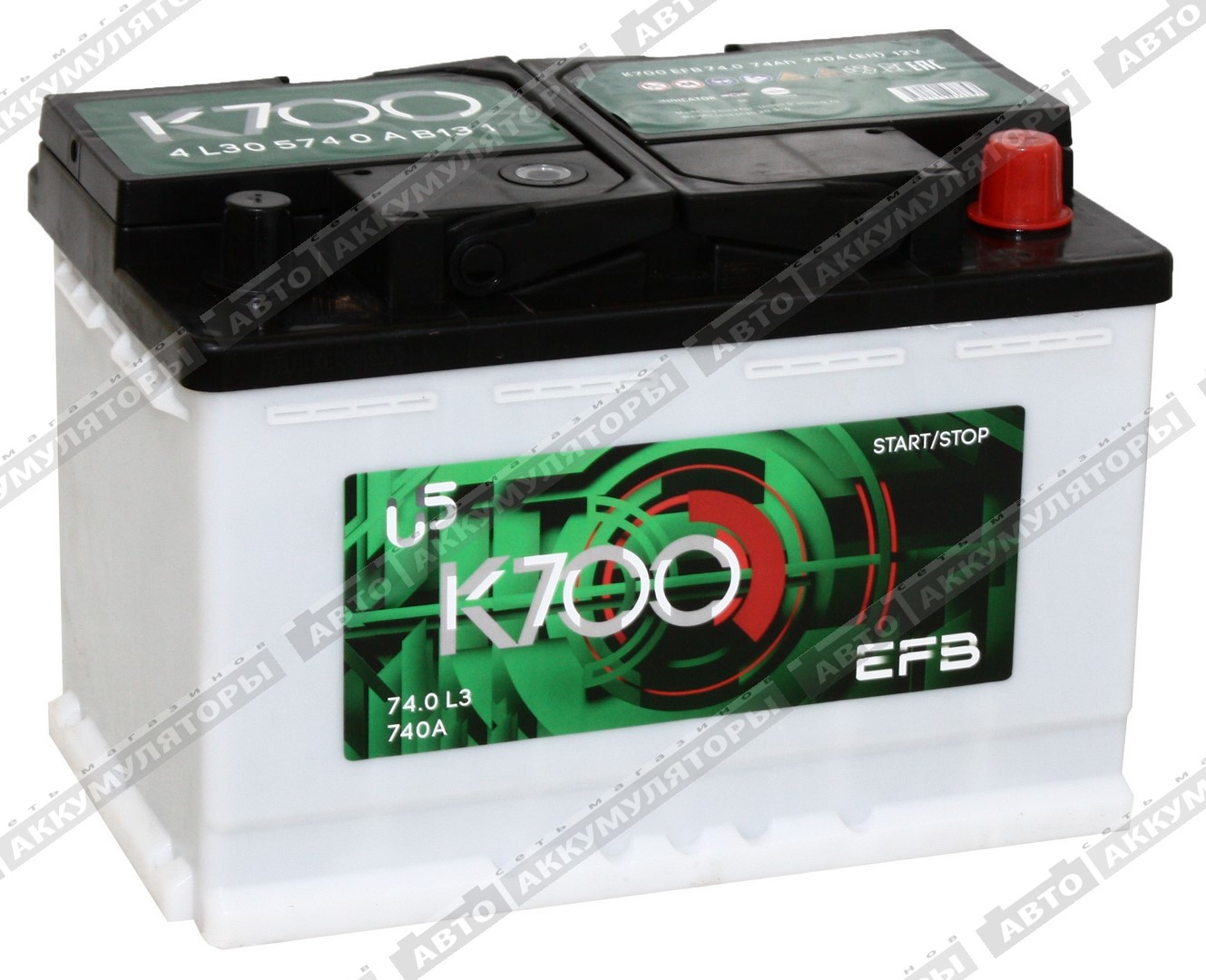 K700 EFB 74.0 74 Ач