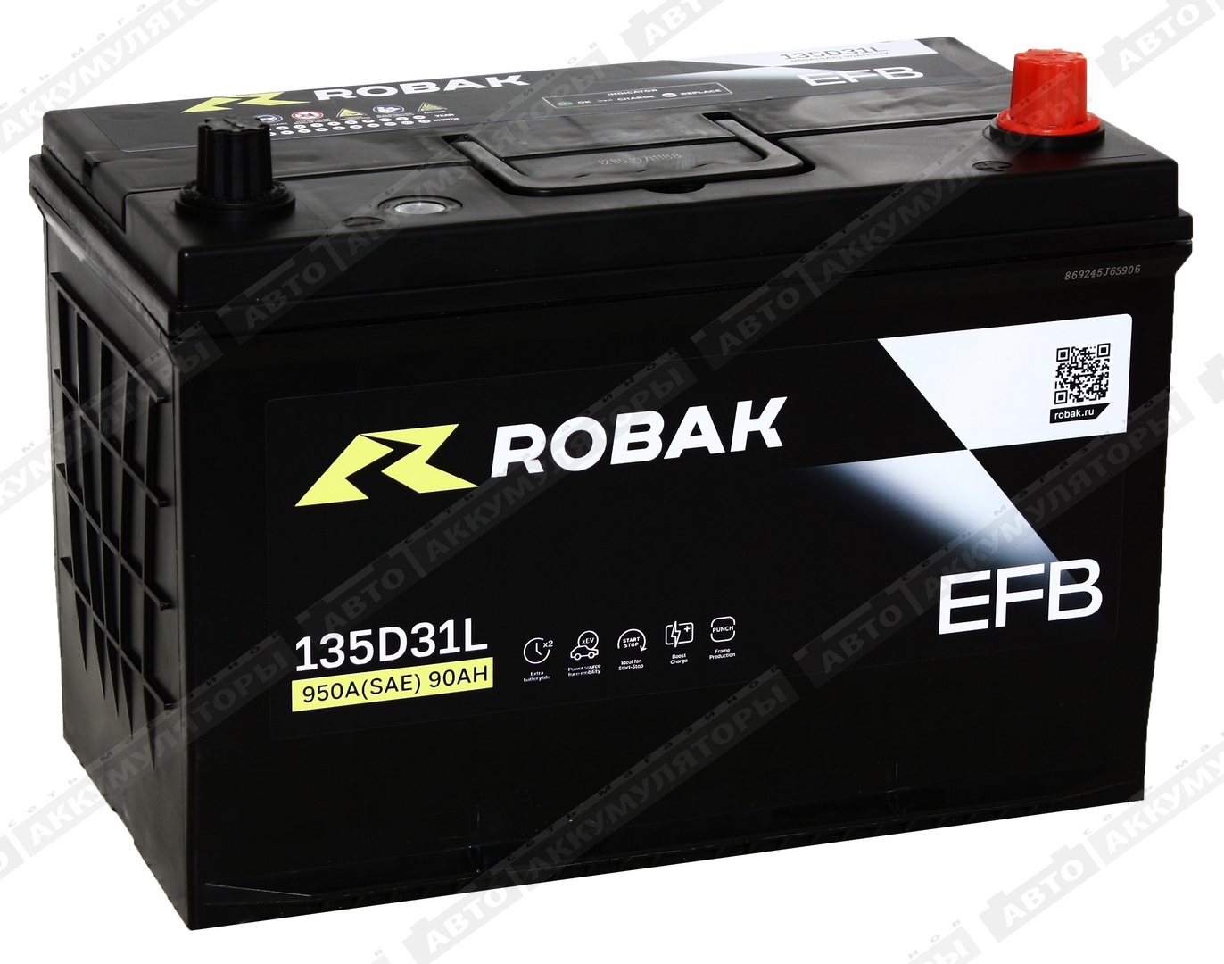Robak EFB 135D31L (T110L) 90 Ач