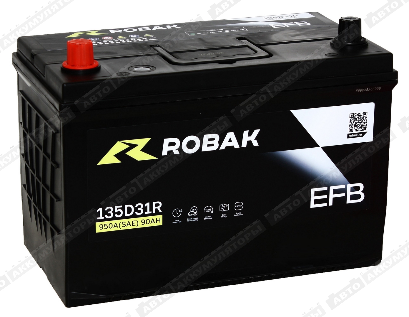 Robak EFB 135D31R (T110R) 90 Ач