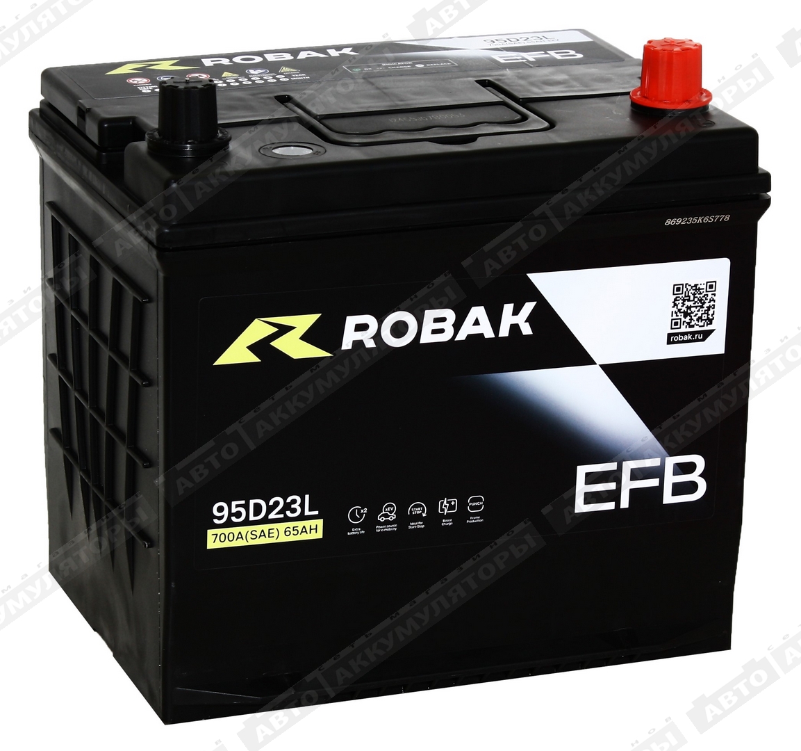 Robak EFB 95D23L (Q85) 65 Ач