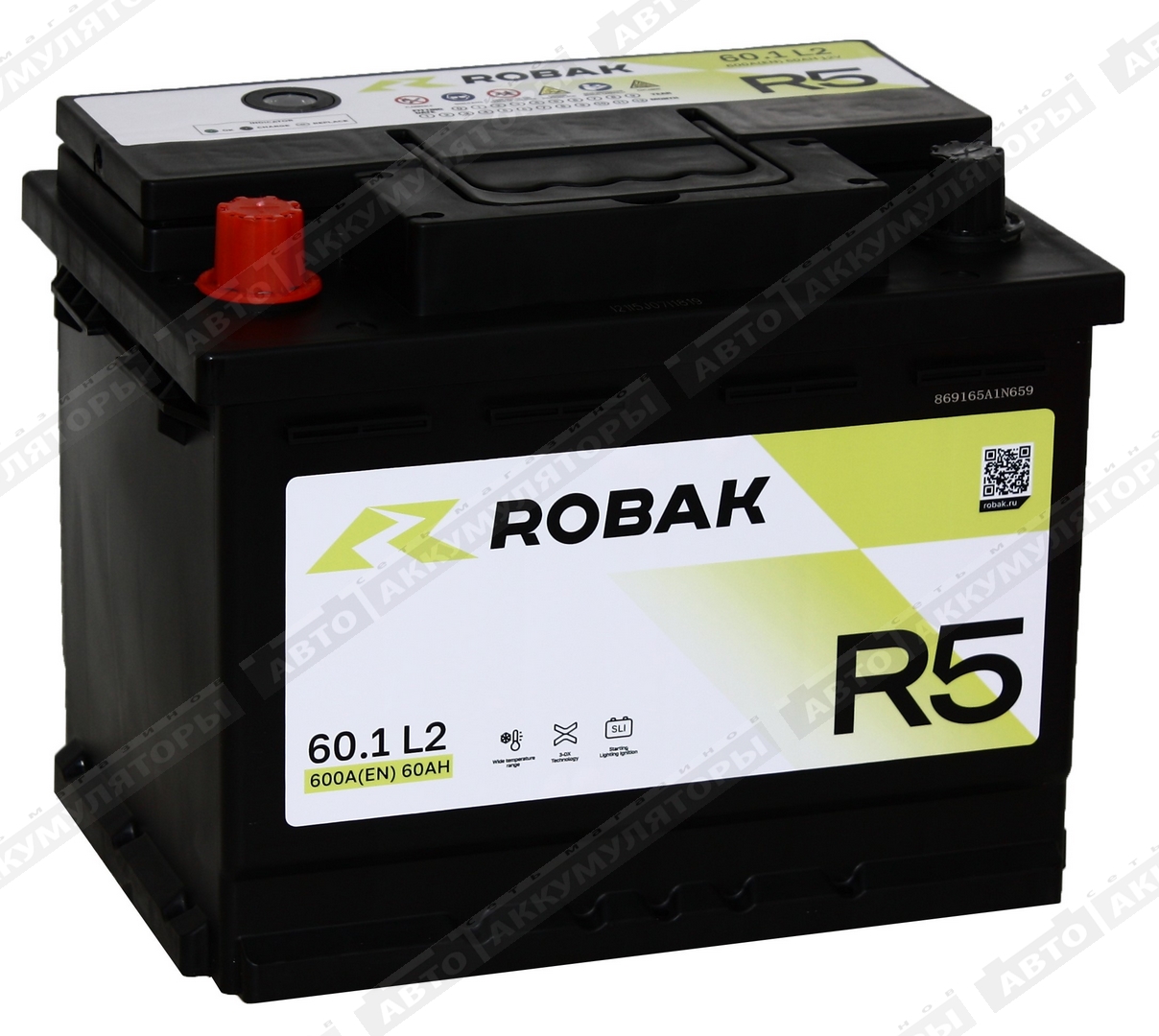 Robak R5 6СТ-60.1 VL 60 Ач