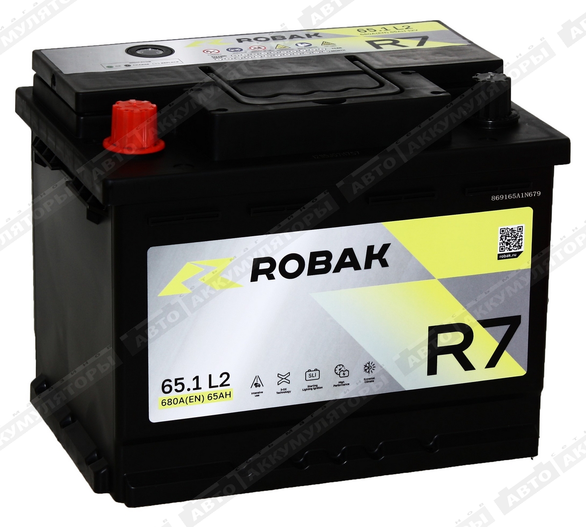 Robak R7 6СТ-65.1 VL 65 Ач
