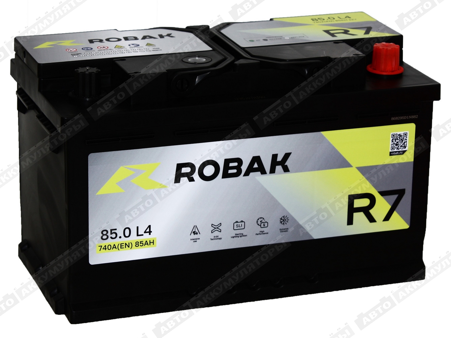 Robak R7 6СТ-85.0 VL 85 Ач