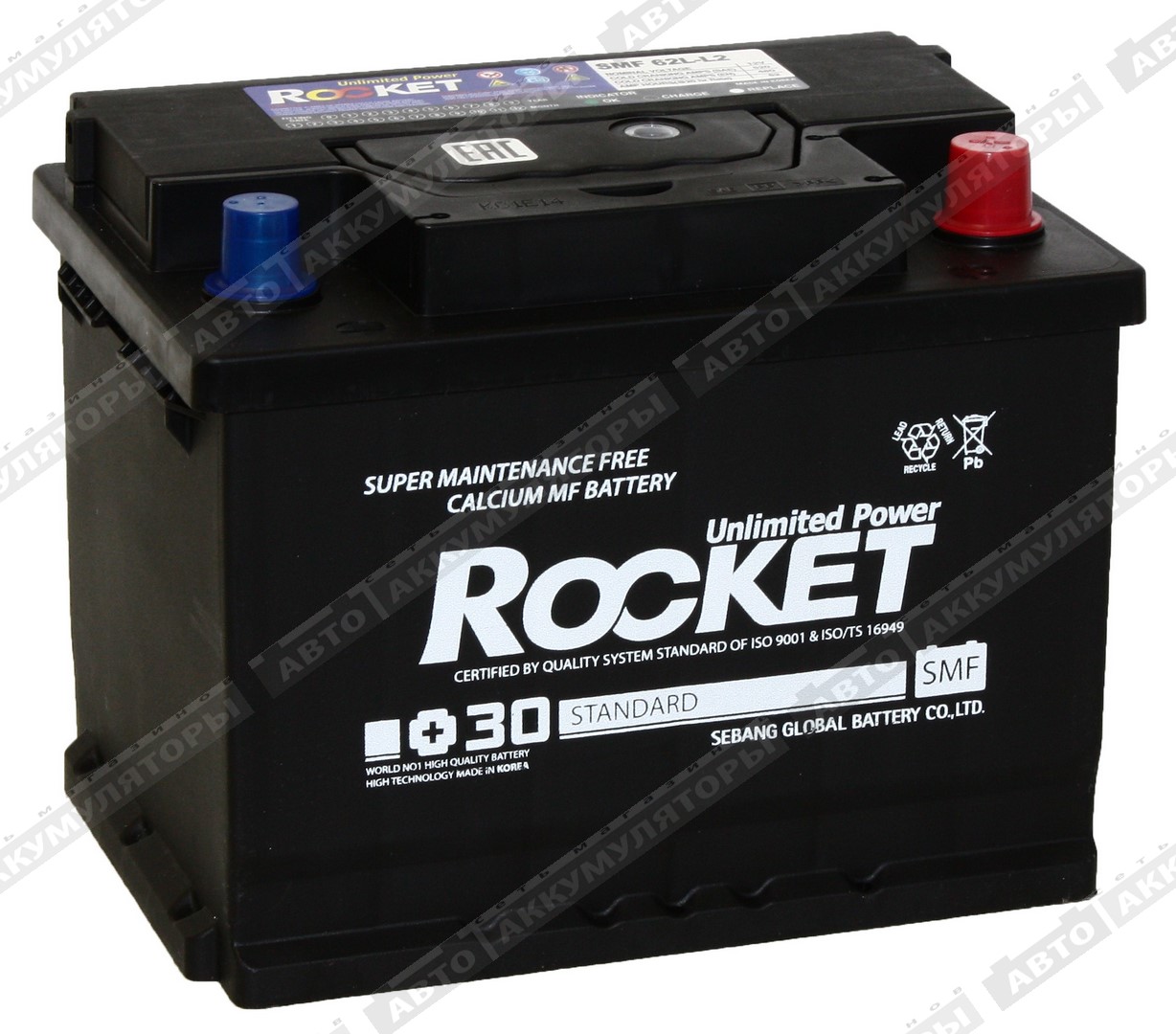 Rocket SMF 62.0 L 62 Ач