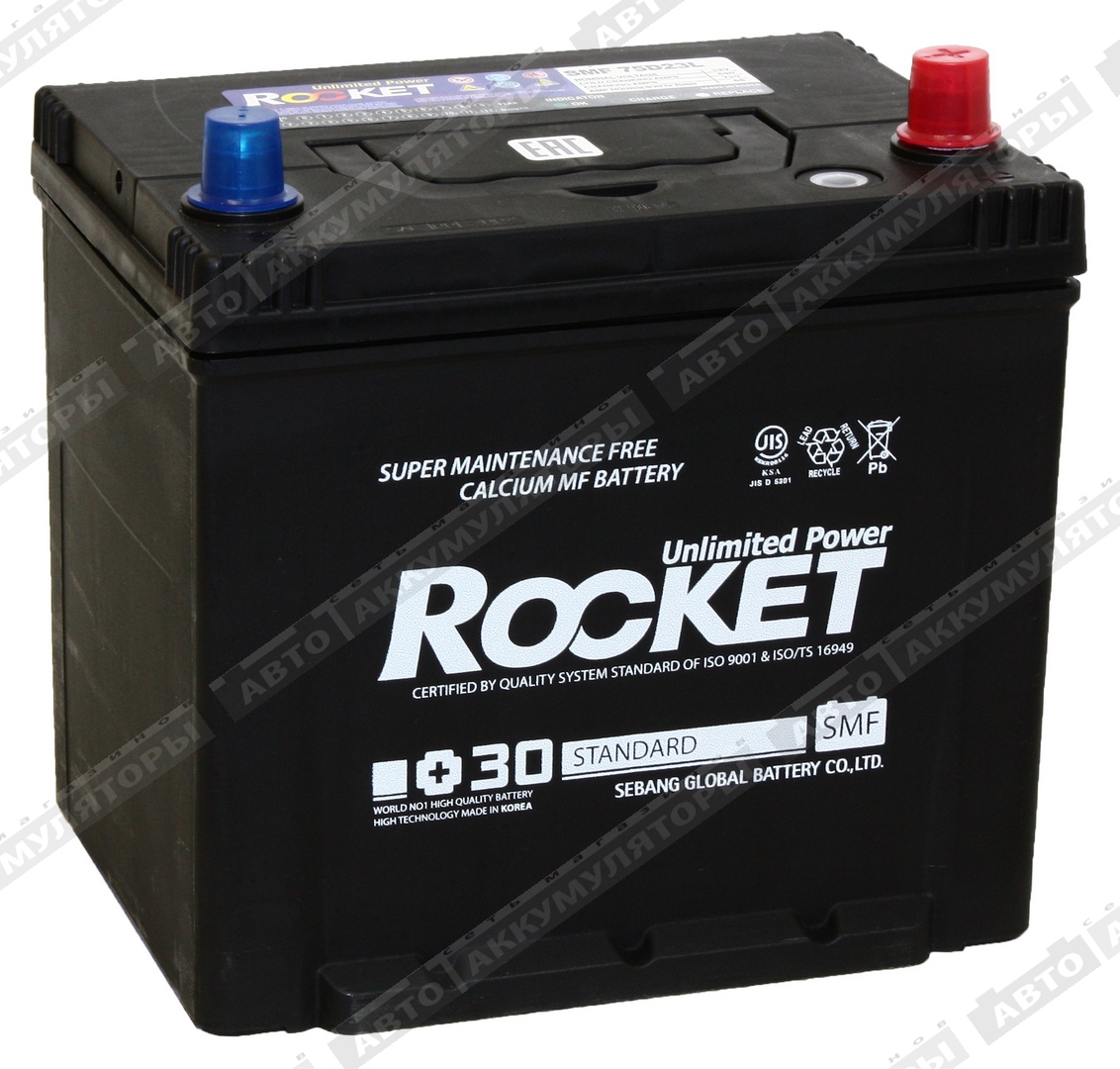 Rocket SMF 75D23L 65 Ач