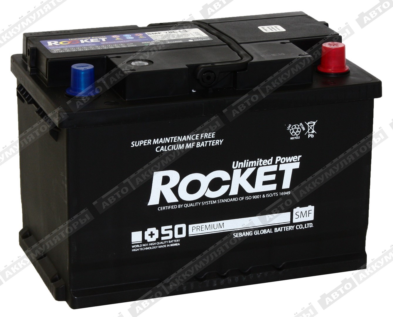Rocket SMF 78.0 L 78 Ач