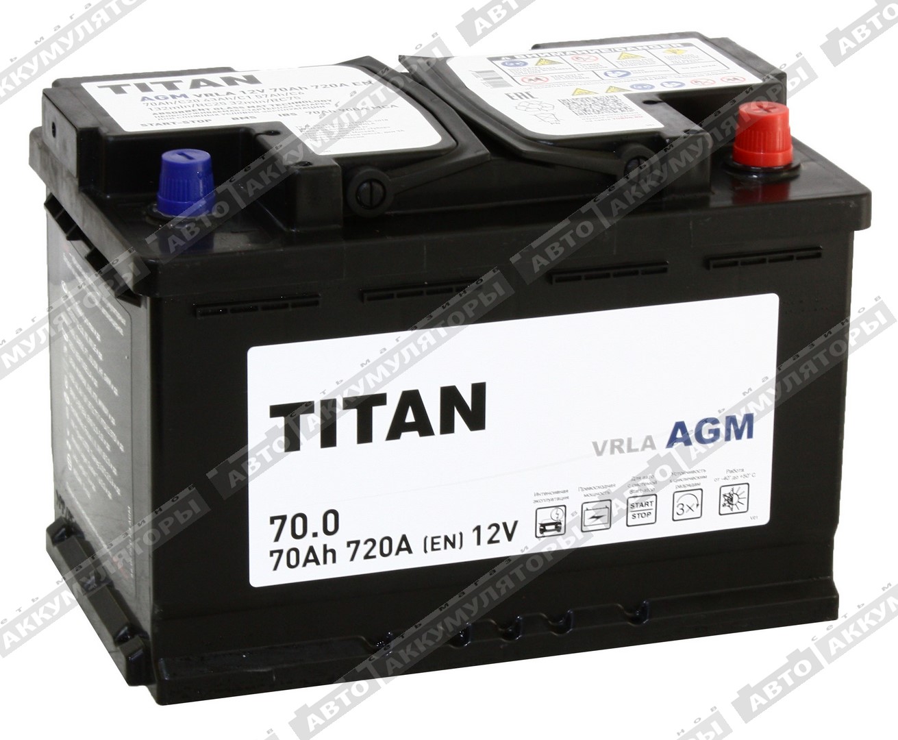 Titan AGM 6СТ-70.0 VRLA 70 Ач