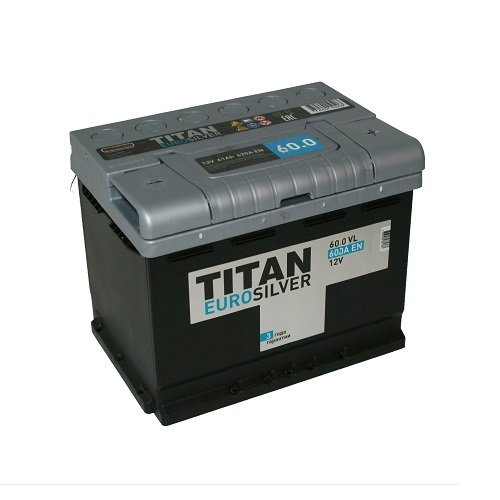 Titan Arctic Silver 6СТ-60.0 VL 60 Ач