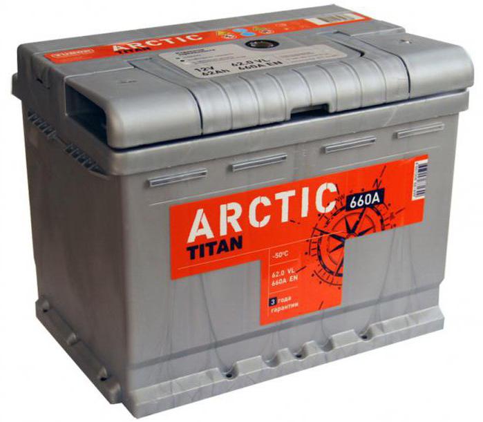Titan Arctic Silver 6СТ-62.0 VL 62 Ач