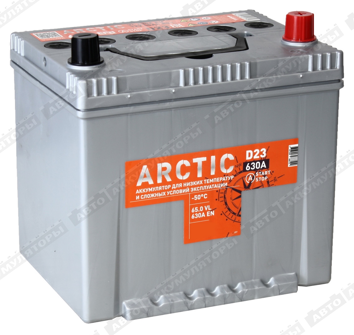 Titan Arctic Silver 6СТ-65.0 VL (D23FL) 65 Ач