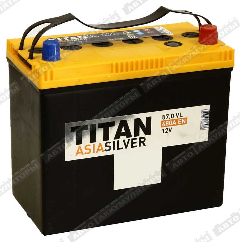Titan Asia Silver 6СТ-57.0 VL (B24L) 57 Ач