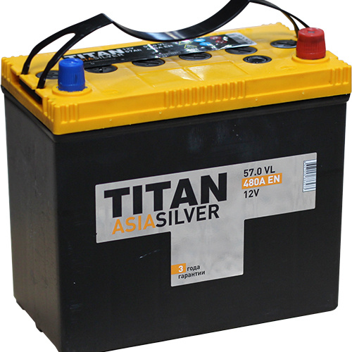 Titan Asia Silver 6СТ-57.1 VL (B24R) 57 Ач