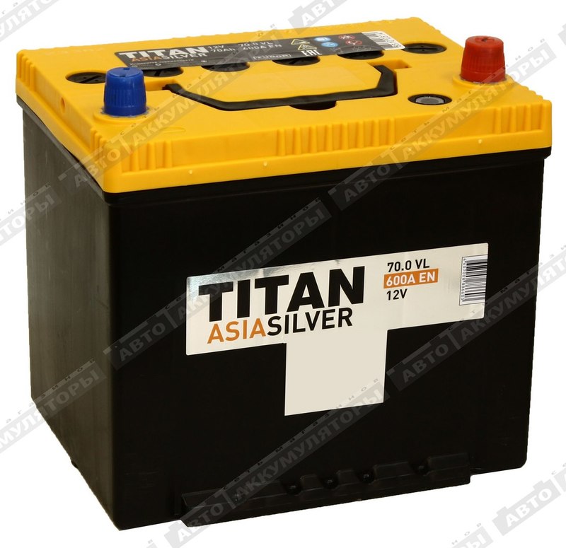 Titan Asia Silver 6СТ-70.0 VL (D23FL) 70 Ач