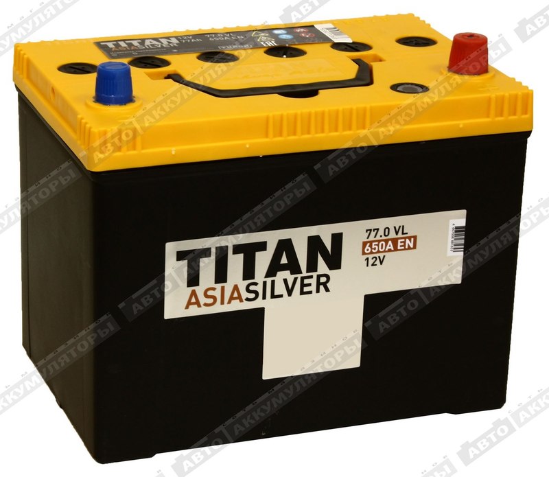 Titan Asia Silver 6СТ-77.0 VL (D26L) 77 Ач