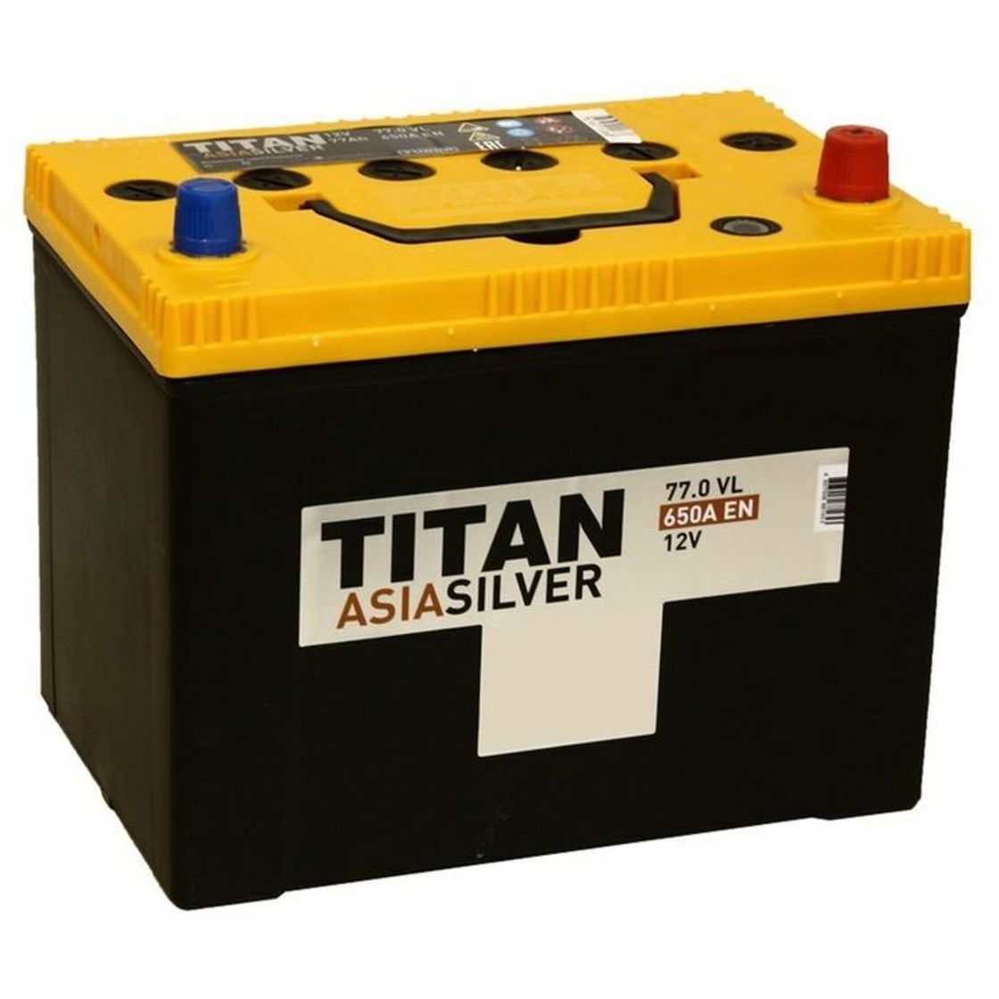 Titan Asia Silver 6СТ-77.1 VL (D26R) 77 Ач