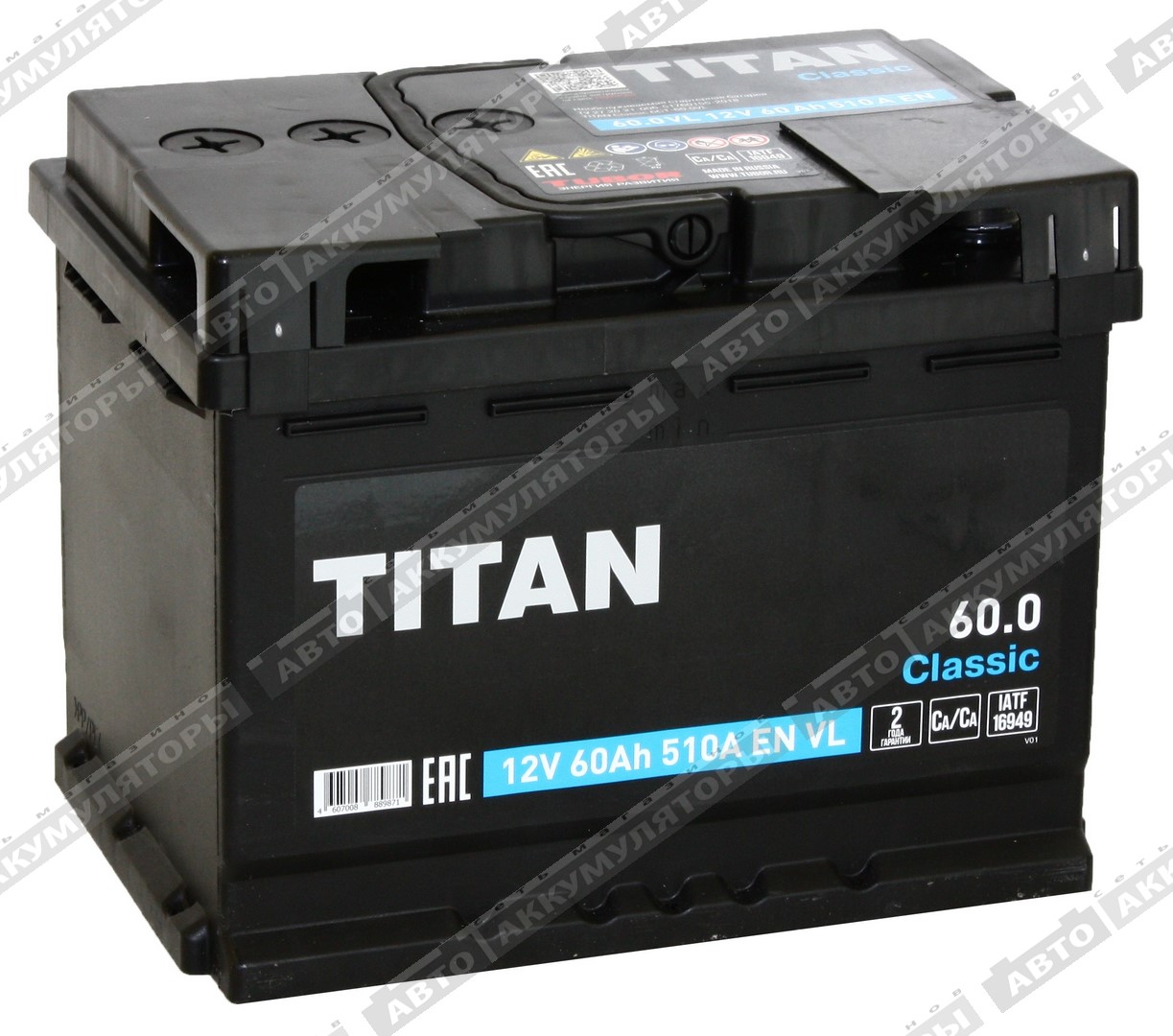 Titan Classic 6СТ-60.0 VL 60 Ач