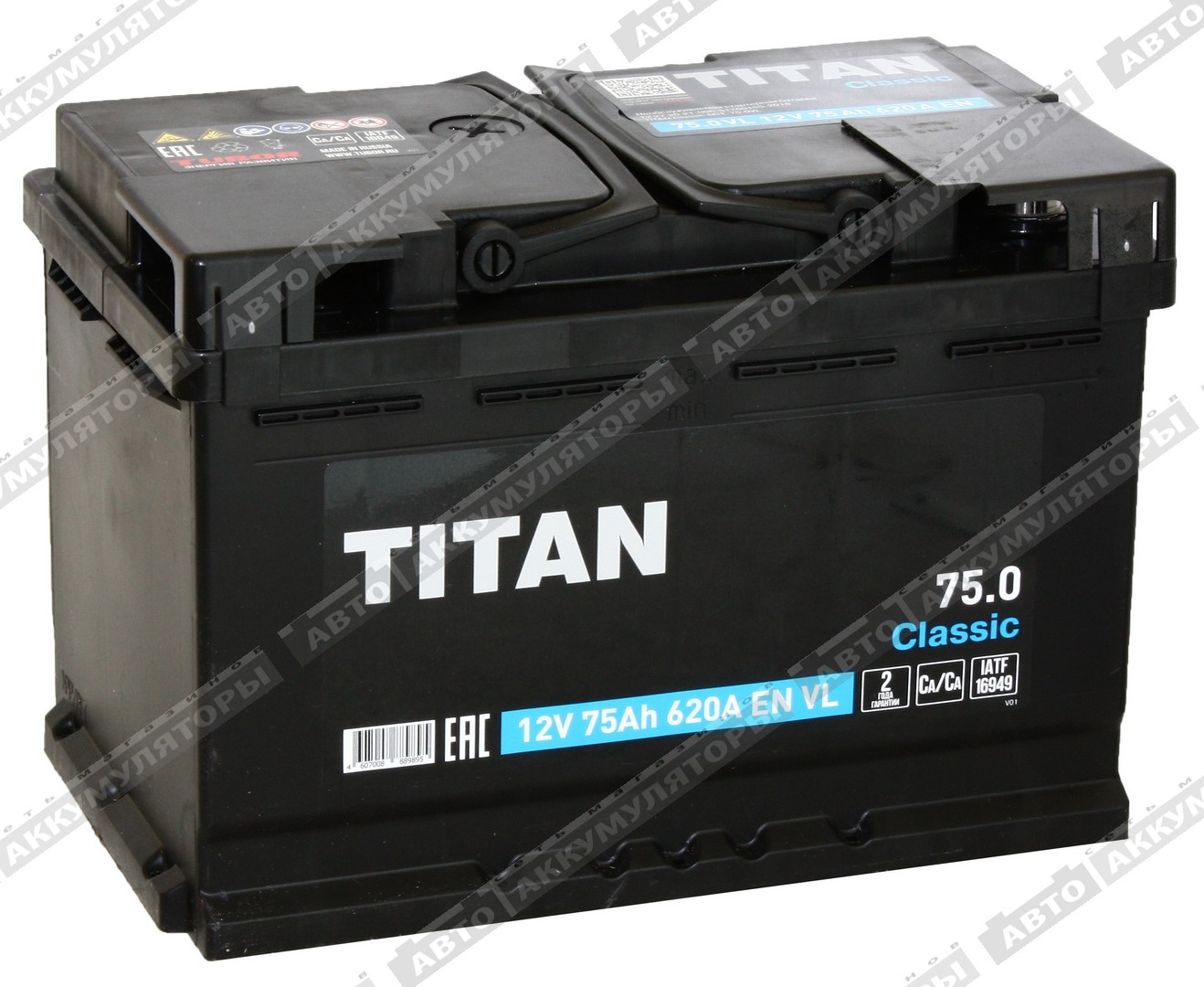 Titan Classic 6СТ-75.0 VL 75 Ач