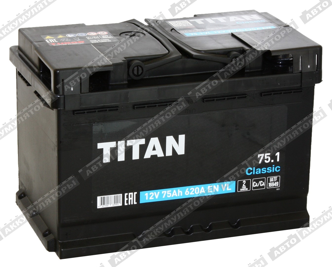 Titan Classic 6СТ-75.1 VL 75 Ач