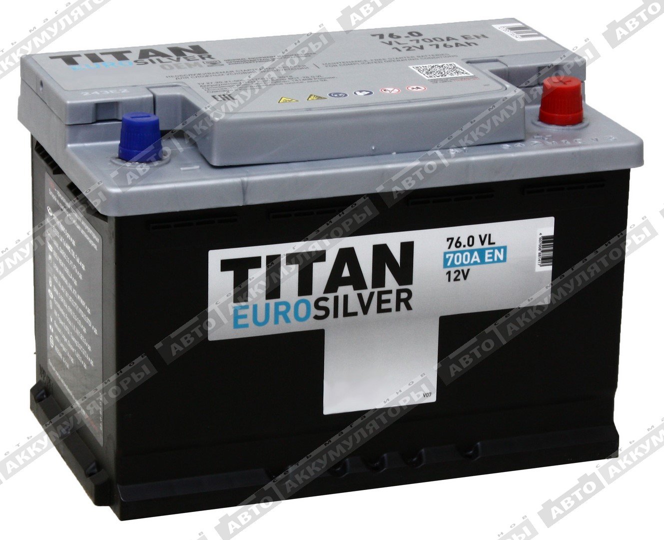 Titan Euro Silver 6СТ-76.0 VL 76 Ач