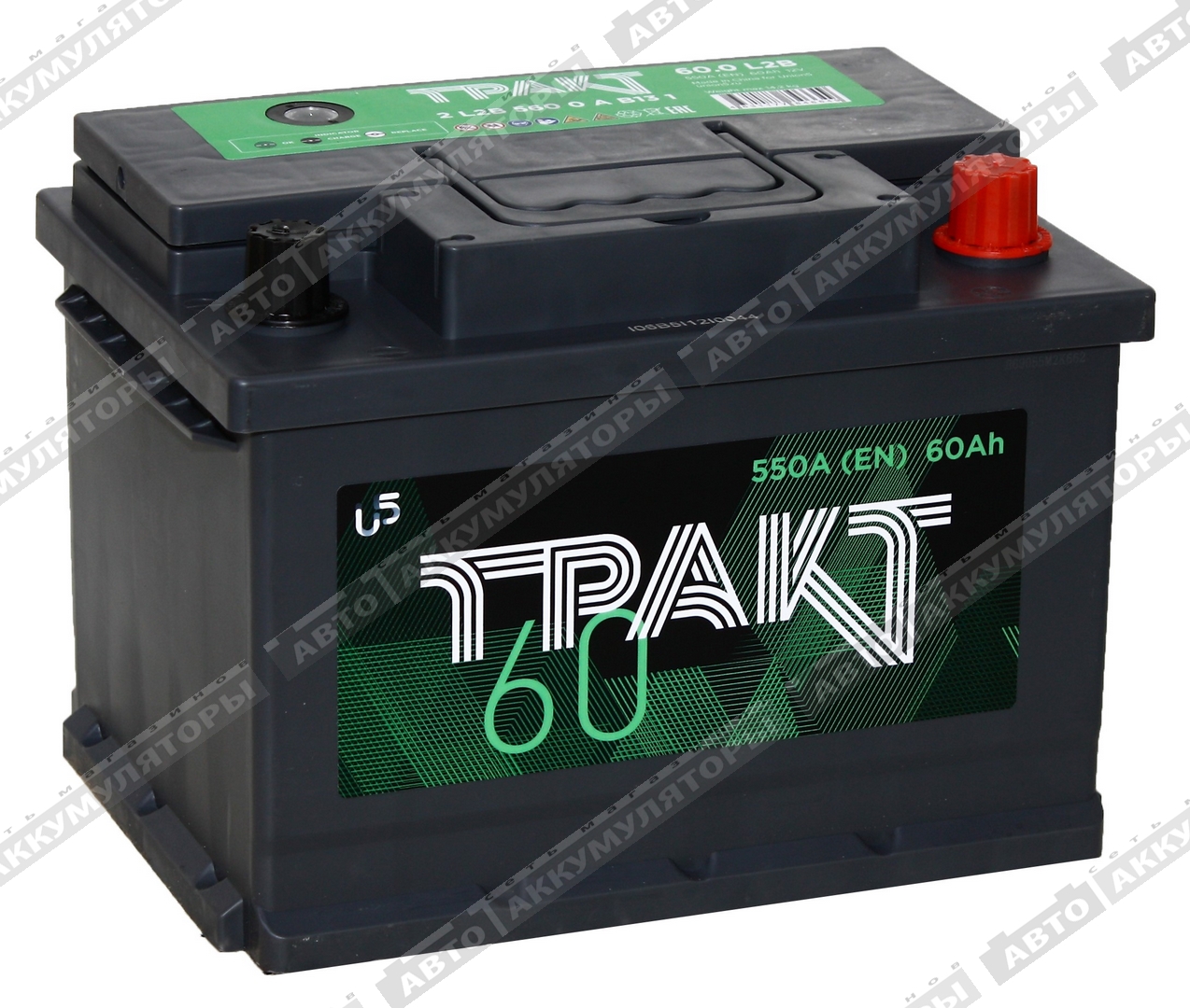 Тракт 6СТ-60.0 VL (низкий) 60 Ач