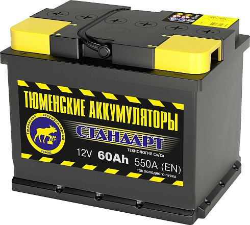 Тюмень 6СТ-60.1L Standard 60 Ач