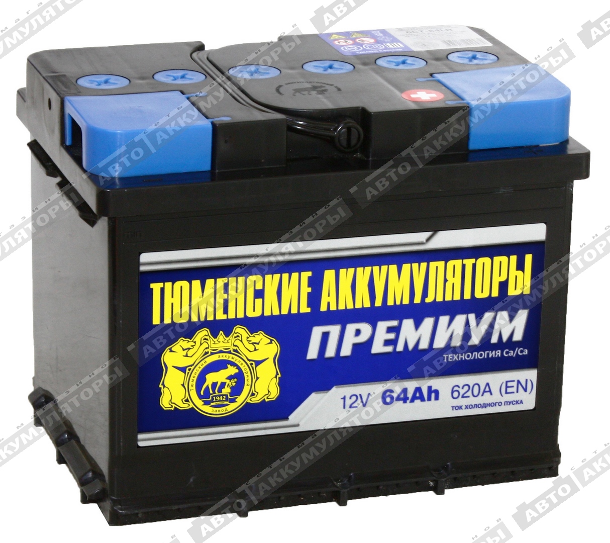 Тюмень 6СТ-64.0LR Premium 64 Ач