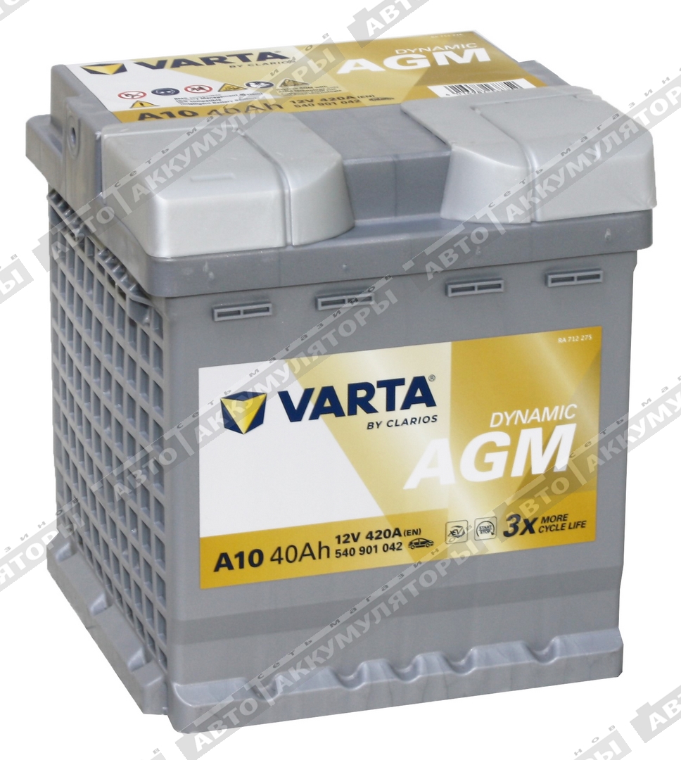 Varta Dynamic AGM 540 901 042 (A10) 40 Ач