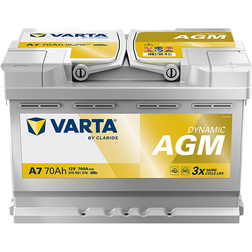 Varta Dynamic AGM 570 901 076 (A7) 70 Ач