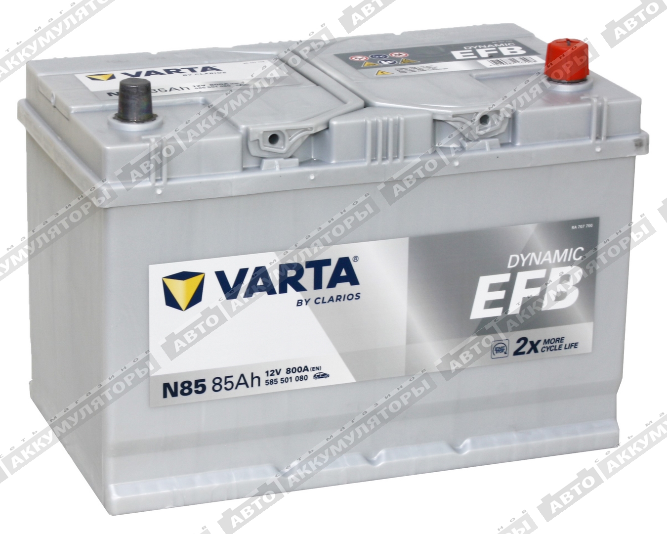 Varta Dynamic EFB 585 501 080 (N85) 85 Ач