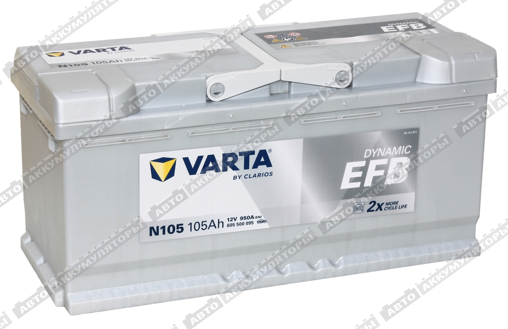 Varta Dynamic EFB 605 500 095 (N105) 105 Ач