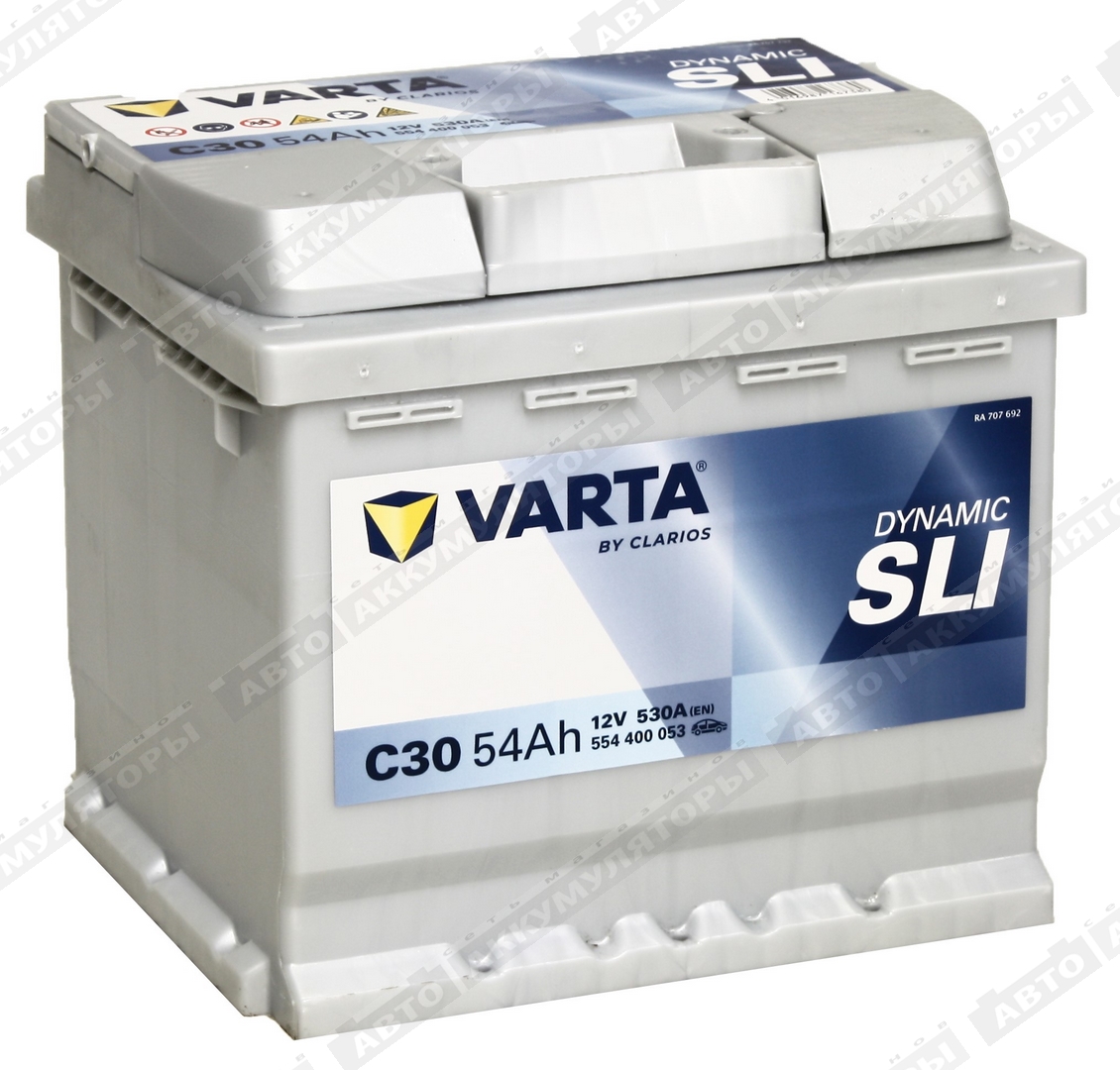 Varta Dynamic SLI 554 400 053 (C30) 54 Ач