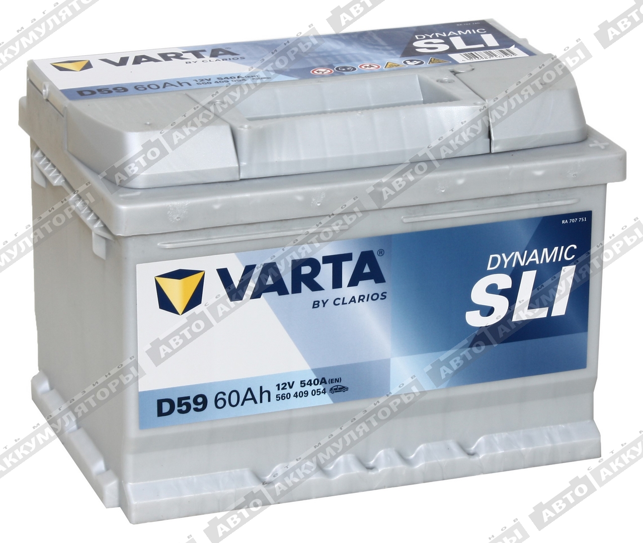Varta Dynamic SLI 560 409 054 (D59) 60 Ач