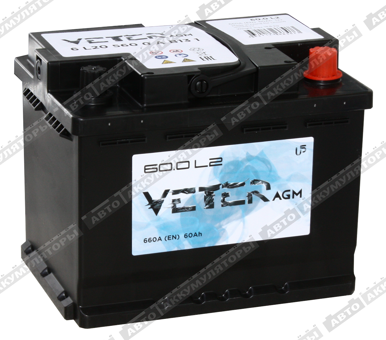 Veter 60.0 AGM 60 Ач