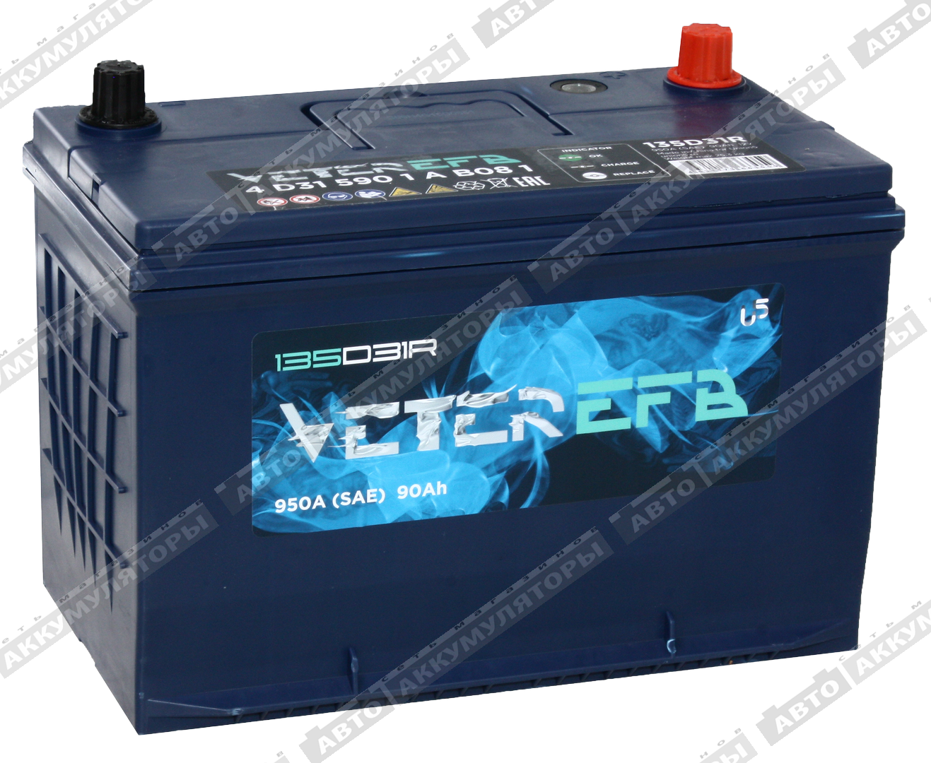 Veter EFB T-110R (135D31R) 90 Ач